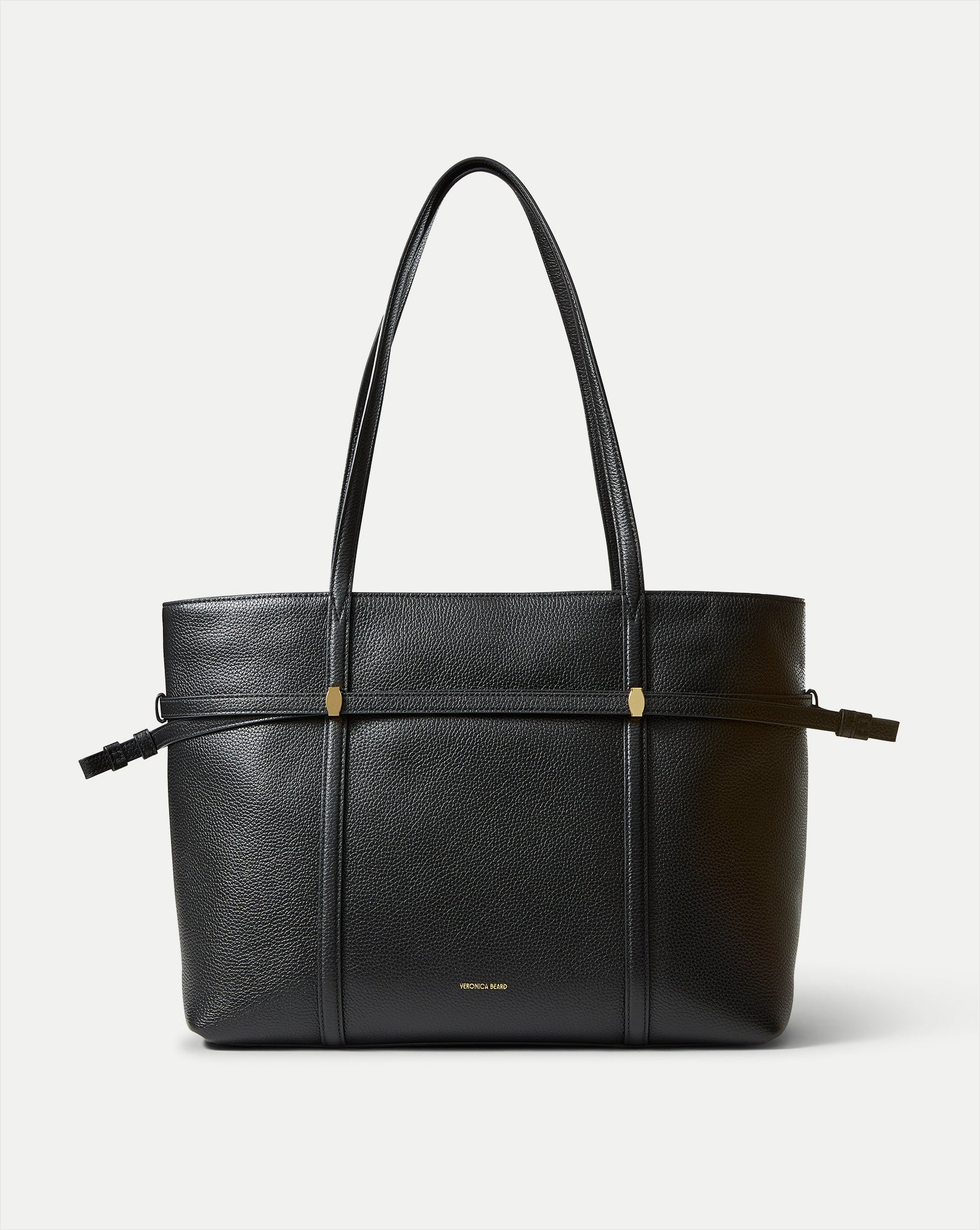 Veronica Beard Lasso Belted Tote Bag Black | Veronica Beard
