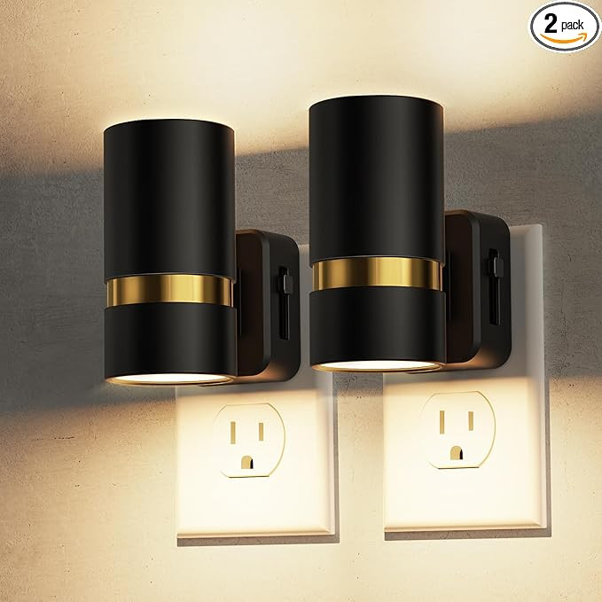 L LOHAS LED Night Light, Night Lights Plug into Wall, Modern Night Light with Dusk to Dawn Sensor... | Amazon (US)