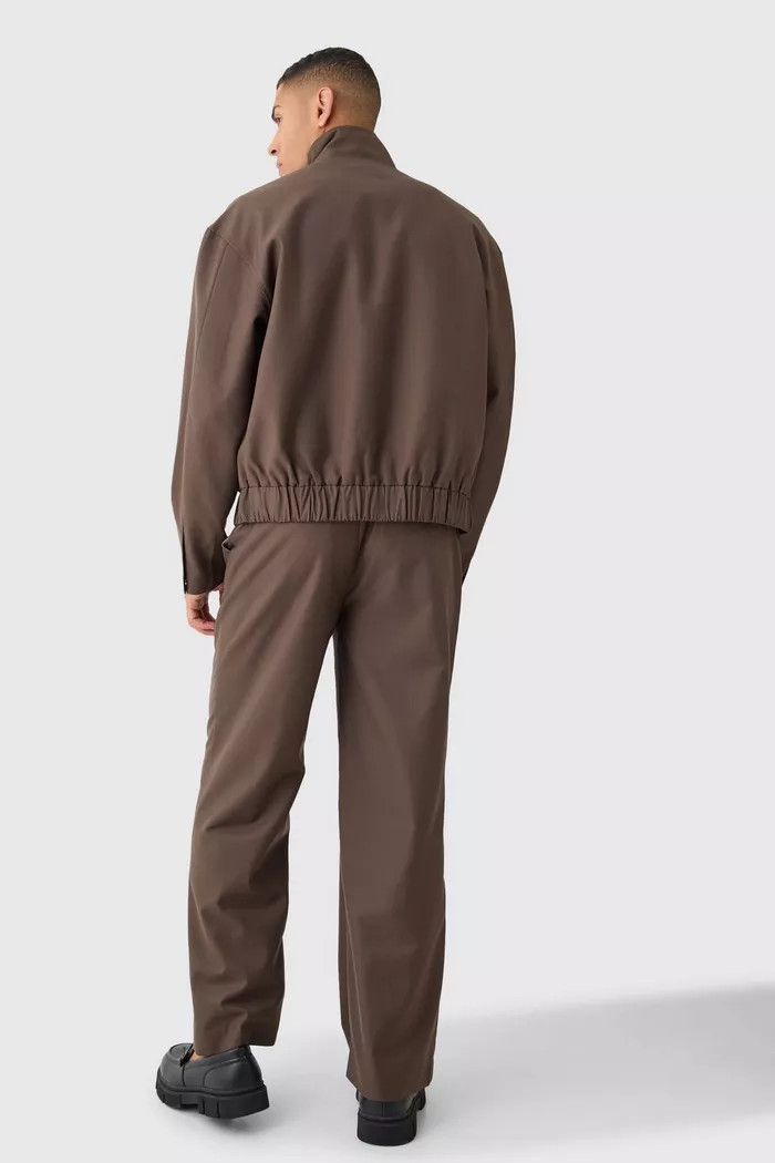 Belted Tailored Wide Leg Trousers | Boohoo.com (UK & IE)