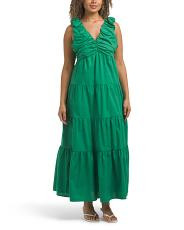 V-neck Maxi Dress | TJ Maxx