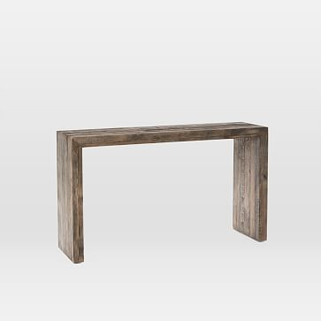 Emmerson® Reclaimed Wood Console - Stone Gray | West Elm (US)
