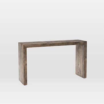 Emmerson&#174; Reclaimed Wood Console - Stone Gray | West Elm (US)