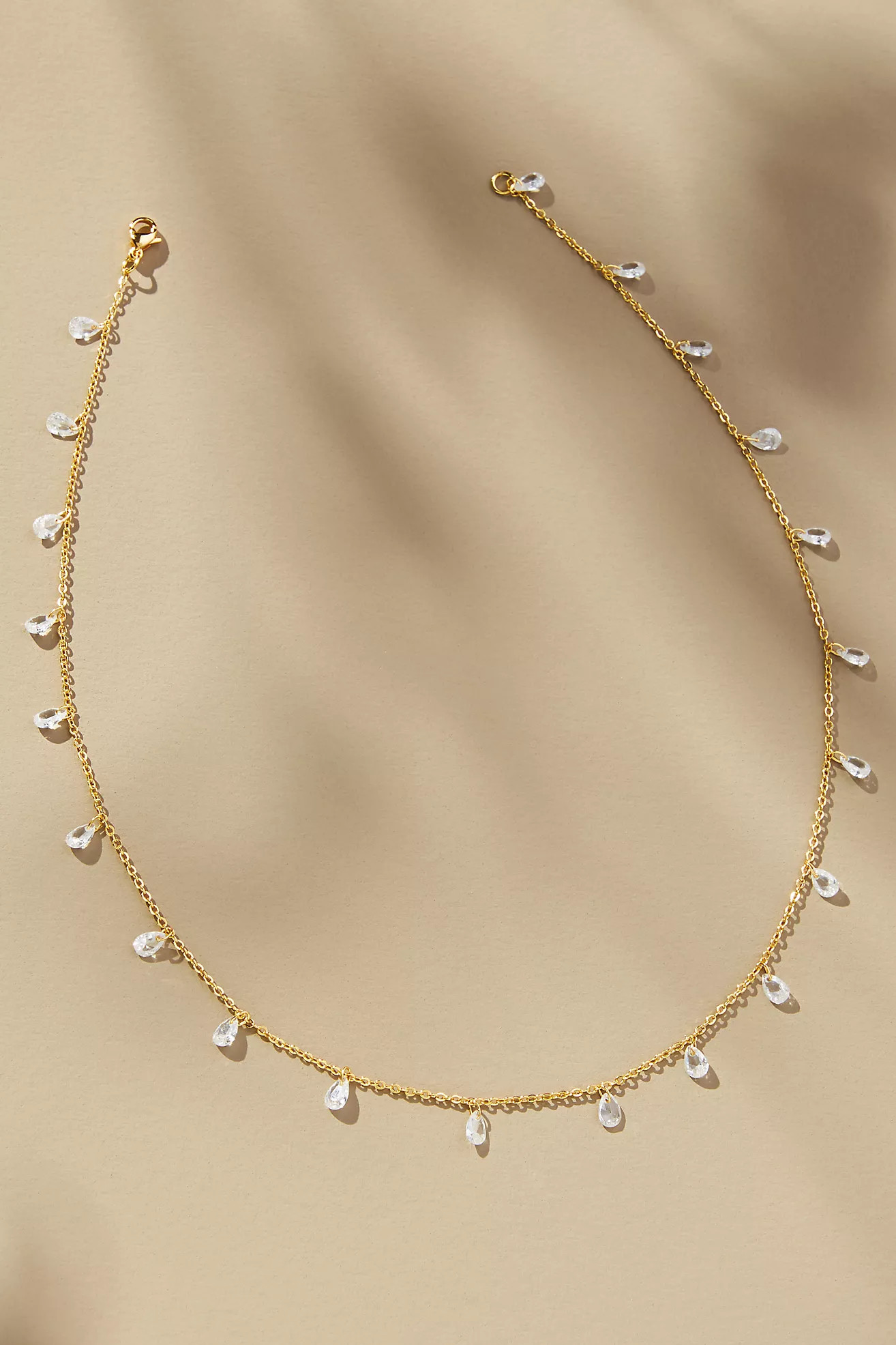 Galley Los Angeles Dangling Crystal Necklace | Anthropologie (US)