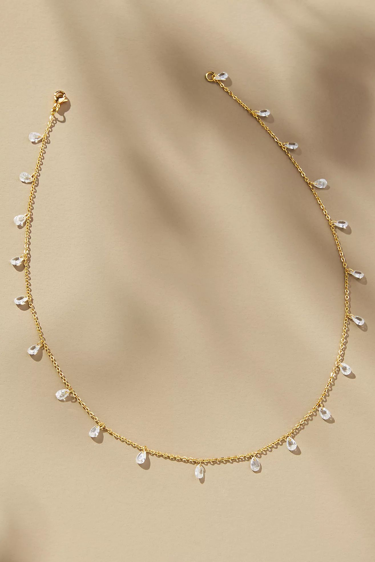 Galley Los Angeles Dangling Crystal Necklace | Anthropologie (US)