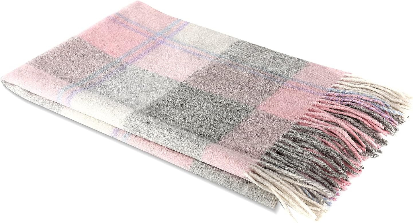 100% pure Cashmere Scarf with Fringed Edges, Super large size for Men and Women,Warm & Soft,Color... | Amazon (US)