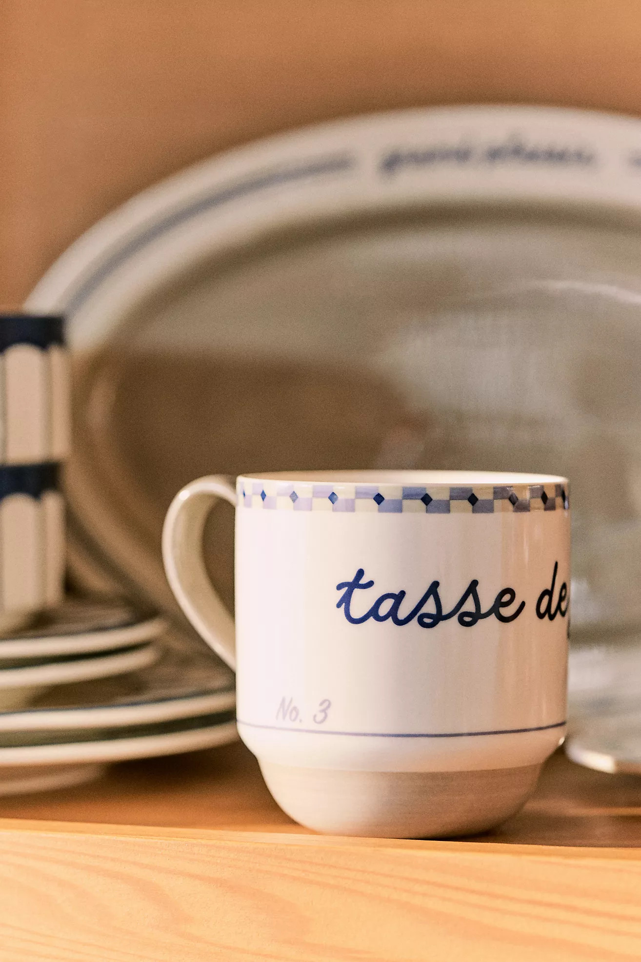 Café Violette Handpainted Stoneware Mug | Anthropologie (US)