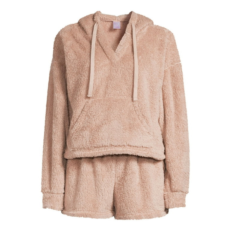 No Boundaries Juniors Hoodie and Shorts Active Set, 2-Piece, Sizes XS-3XL | Walmart (US)