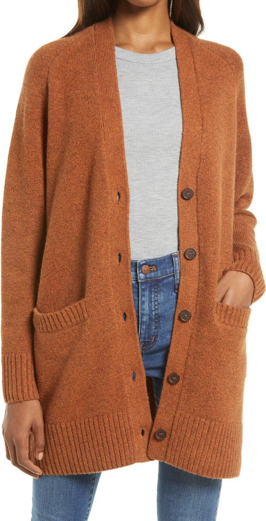 Cozy Button Front Cardigan | Nordstrom