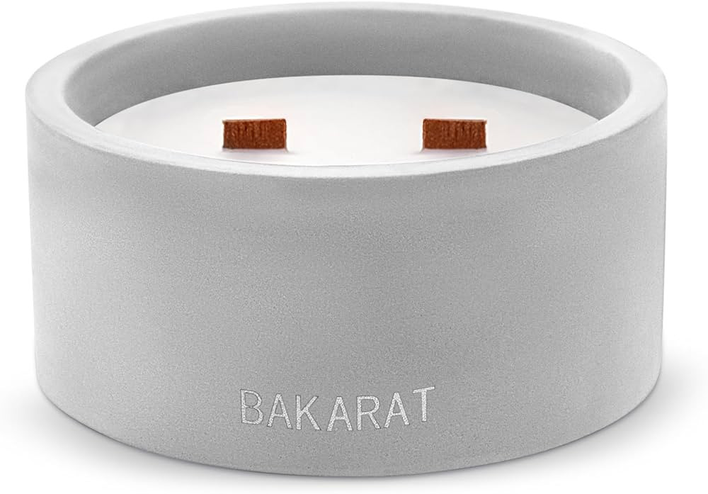 Zen Candles - Concrete Plant Pot Decor Reusable Bakarat Rouge Le Labo Santal Oud Wood Tom F Opium... | Amazon (US)