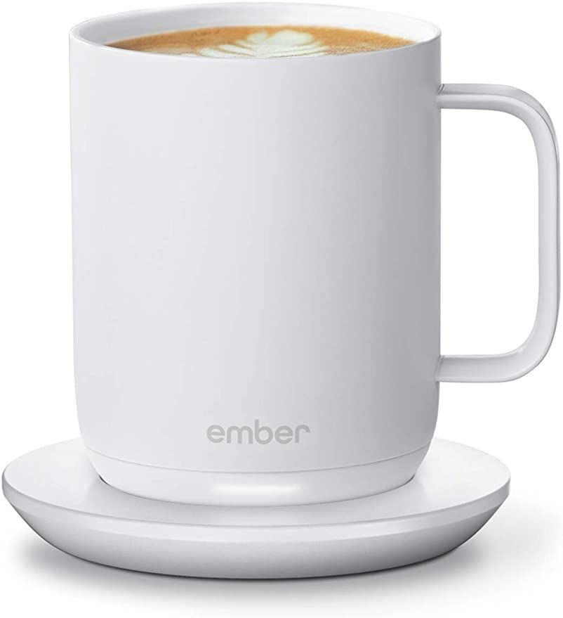 NEW Ember Temperature Control Smart Mug 2, 10 oz, White, 1.5-hr Battery Life - App Controlled Hea... | Amazon (US)