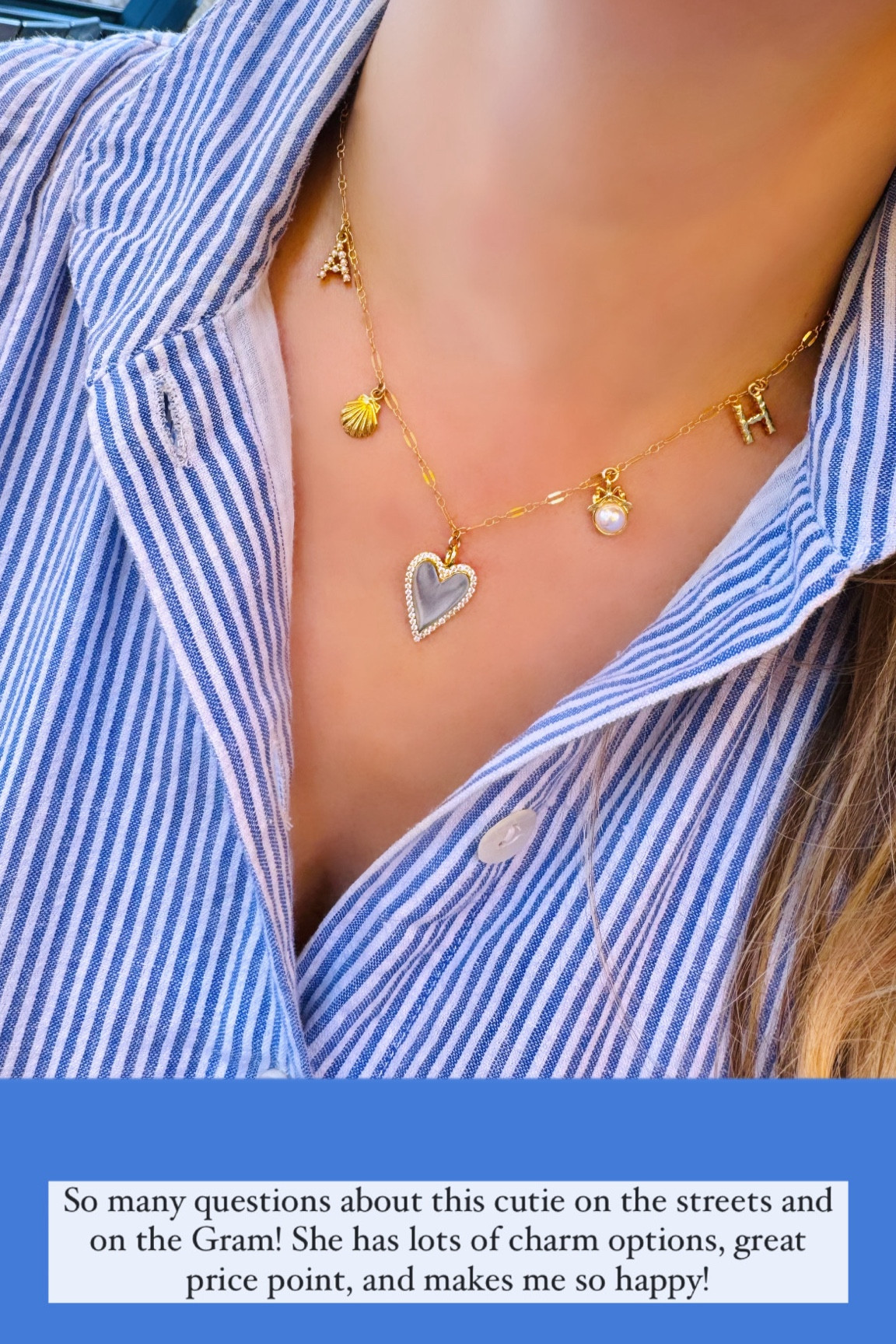 Here for the charm necklace trend! Loving this custom cutie from Grace + Hudson! #charmnecklace

#LTKFindsUnder100 #LTKFamily #LTKStyleTip