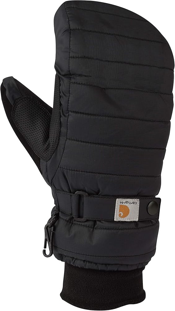 Carhartt Women's Quilts Insulated Mitten, BLACK, S | Amazon (US)