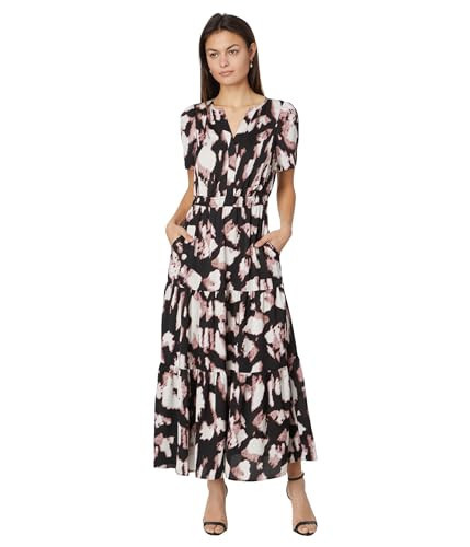 NIC+ZOE Women's Spring Shadow Daydream Dress, Black Multi | Amazon (US)