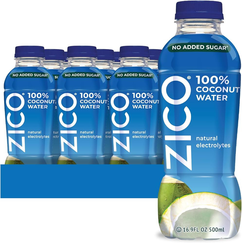 Zico 100% Coconut Water, NO added Sugar, Refreshingly Delicious, Hydration with Electrolytes, 16.... | Amazon (US)