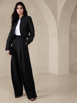 Apolline Cropped Jacket | Banana Republic (US)