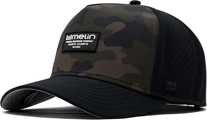 melin Odyssey Brick Hydro, Performance Snapback Hat, Water-Resistant Baseball Cap for Men & Women | Amazon (US)