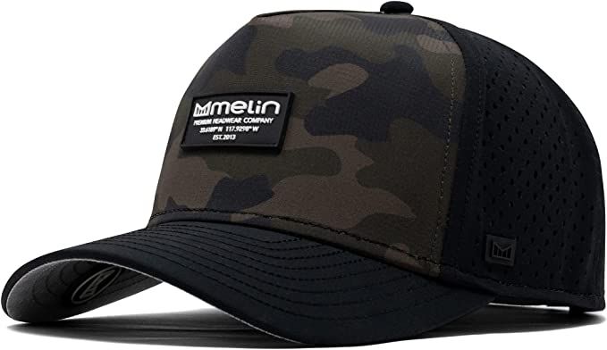 melin Odyssey Brick Hydro, Performance Snapback Hat, Water-Resistant Baseball Cap for Men & Women | Amazon (US)