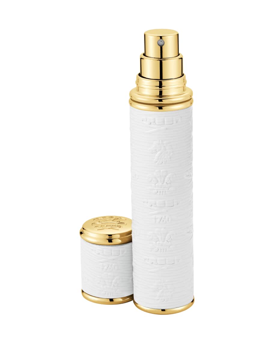 Pocket Atomizer, White with Gold Trim | Neiman Marcus