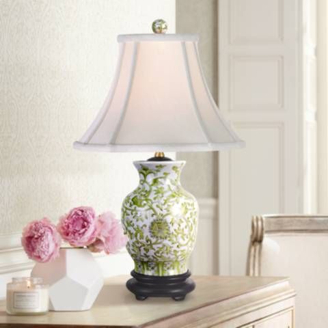 Lemon Green Porcelain Vase Table Lamp | Lamps Plus