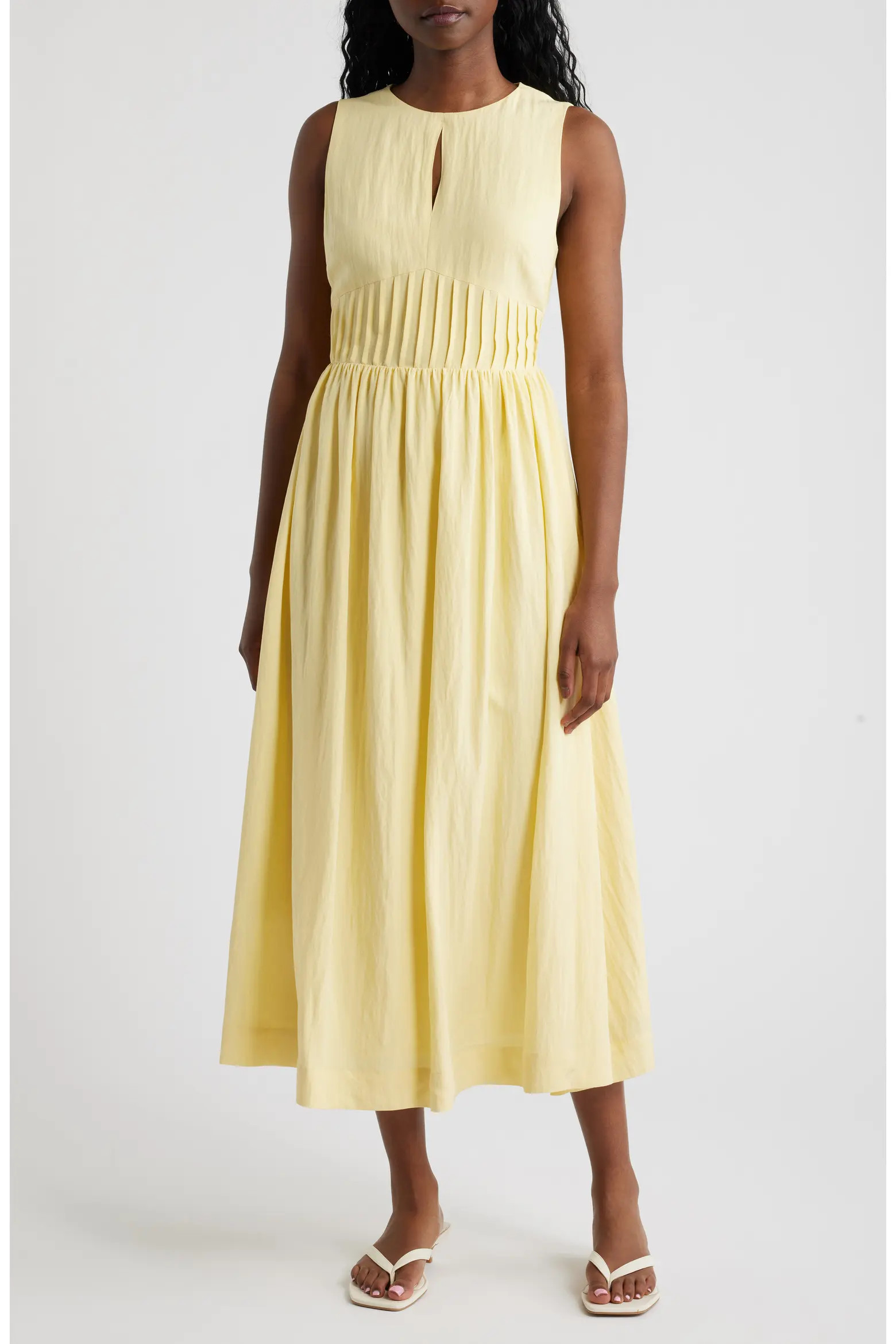 Sleeveless Keyhole Midi Dress (Women) | Nordstrom | Nordstrom