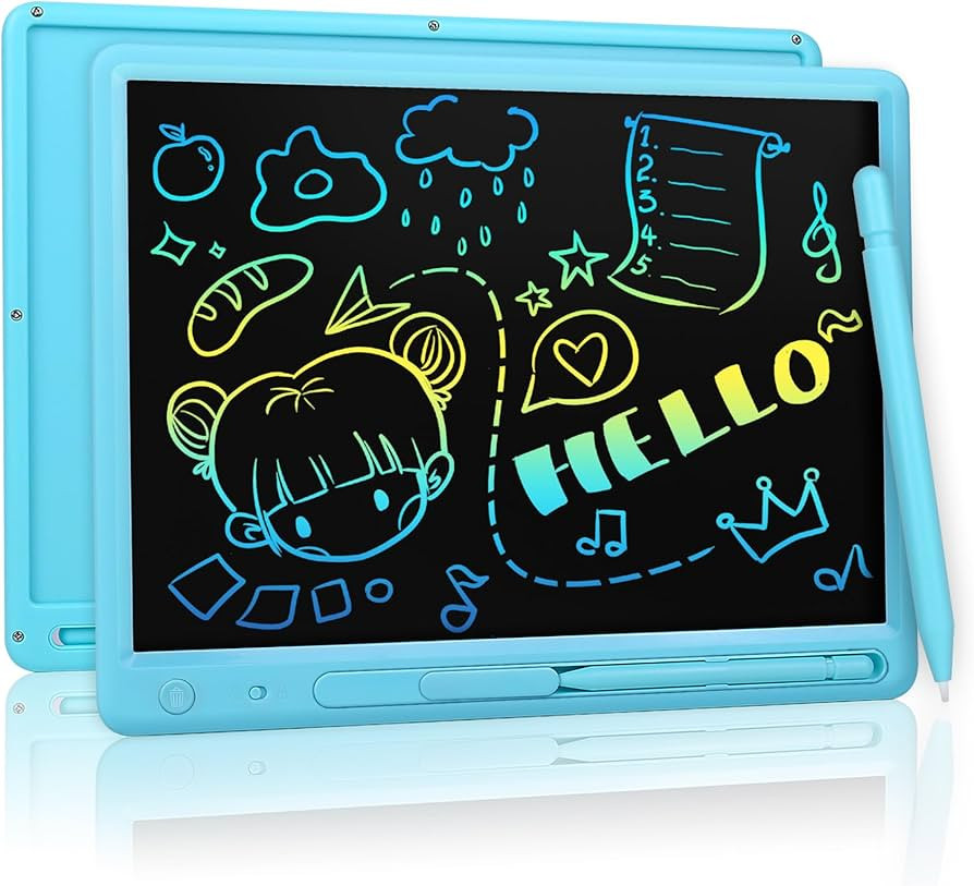 LCD Writing Tablet for Kids, 15 Inch Colorful Drawing Doodle Board, Learning Educational Drawing ... | Amazon (US)