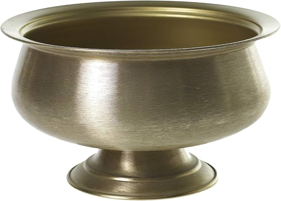 Fiona Metal Gold Compote for Plant and Flowers| Modern Bowl Decor for Home or Office l Indoor and... | Amazon (US)