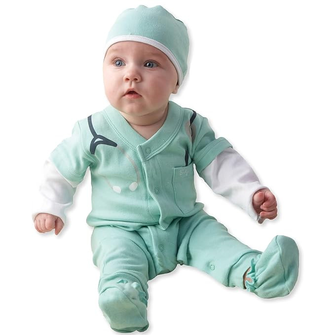 Baby Aspen, Baby M.D. Three-Piece Layette Set in"Doctor's Bag" Gift Box, 0-6 Months | Amazon (US)