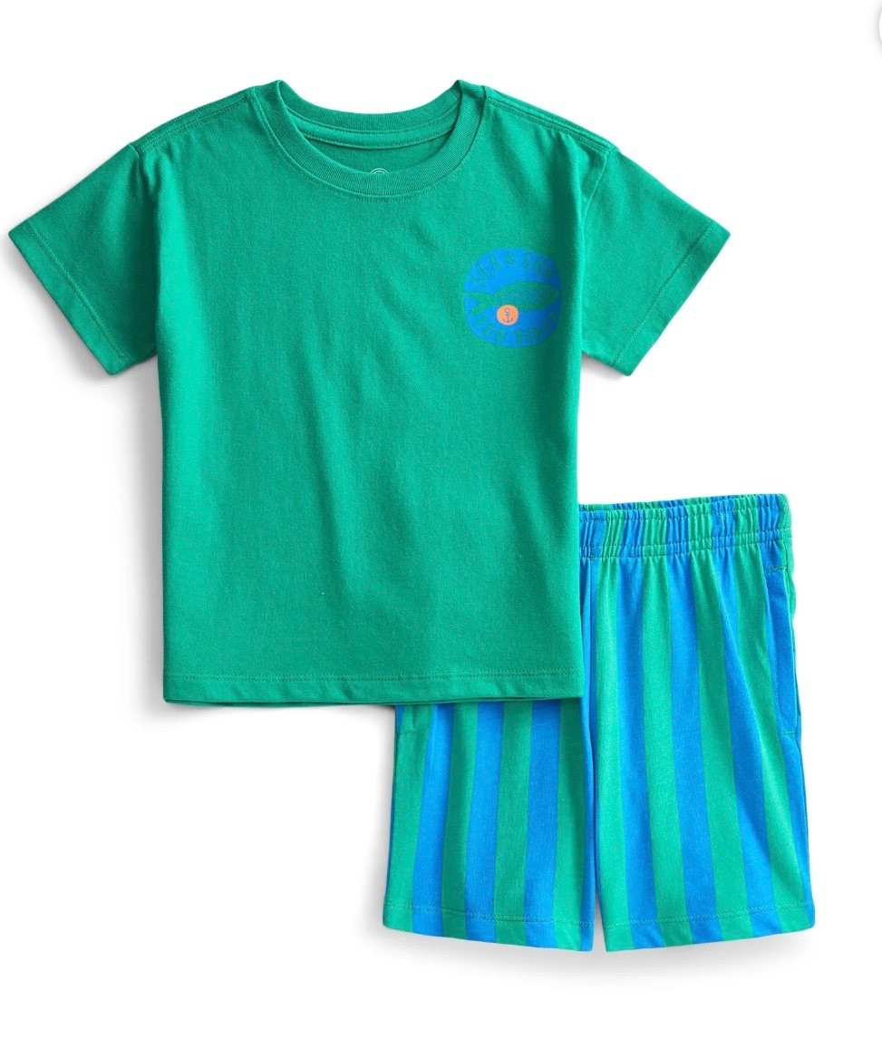 Wonder nation striped shorts and T-shirt boys sets at Walmart under $8! 

#LTKKids #LTKootd #LTKmomlife