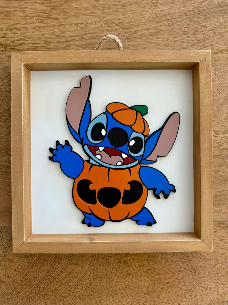 Stitch Halloween Sign | Stitch Pumpkin | Lilo and Stitch | Disney Halloween Decor - Etsy | Etsy (US)