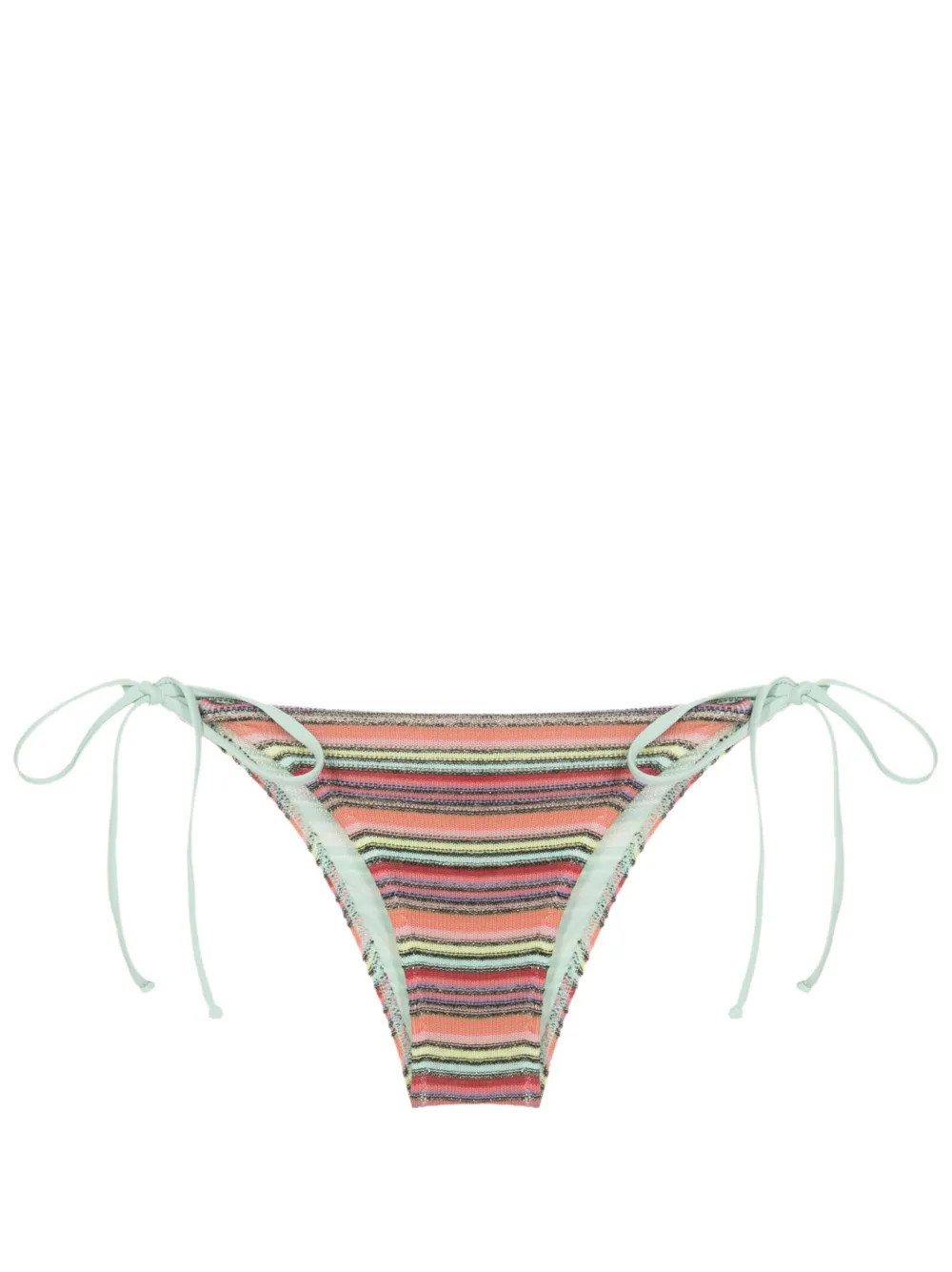 Cecilia Prado - Conjunto de biquíni com padronagem listrada - mulher - Viscose/Poliéster - P - Colorido | Farfetch (BR)