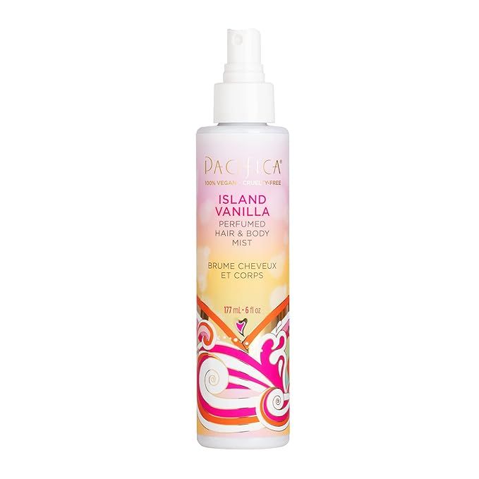 Pacifica Beauty, Island Vanilla Hair Perfume & Body Mist, Best Warm Vanilla Scent, Natural + Esse... | Amazon (US)