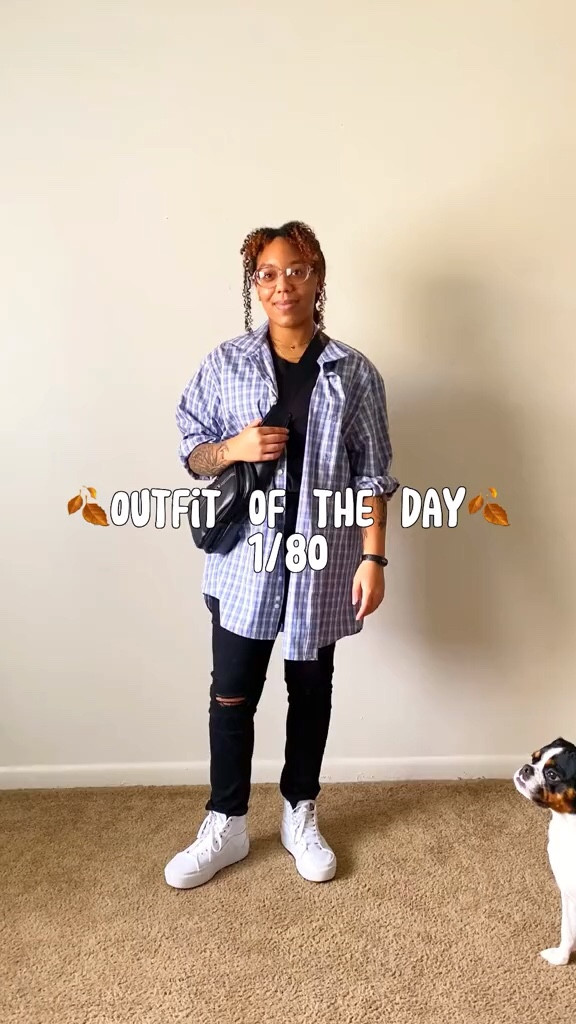 Day 1 out of 80 outfits! LOVING oversized plaid shirt outfits right now. They just create the perfect fall fashion look!👌🏽😘

#LTKSeasonal #LTKunder100 #LTKstyletip