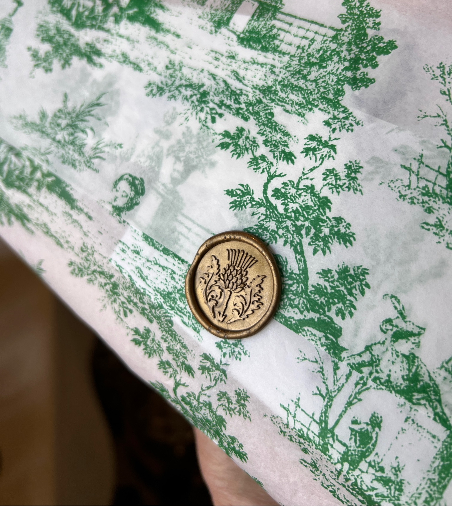 My logo wax seals are actually a sticker! I get the antique gold color in the 2.5 size from this cute Etsy shop! I tried a few shops though and quality is the not the same. These are the best for a great price! They can customize them with any design you send them. 

#LTKGiftGuide