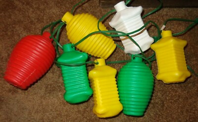 VTG Bee Hive Lantern Blow Mold Plastic Patio RV Camping Party Tiki Light String | eBay US