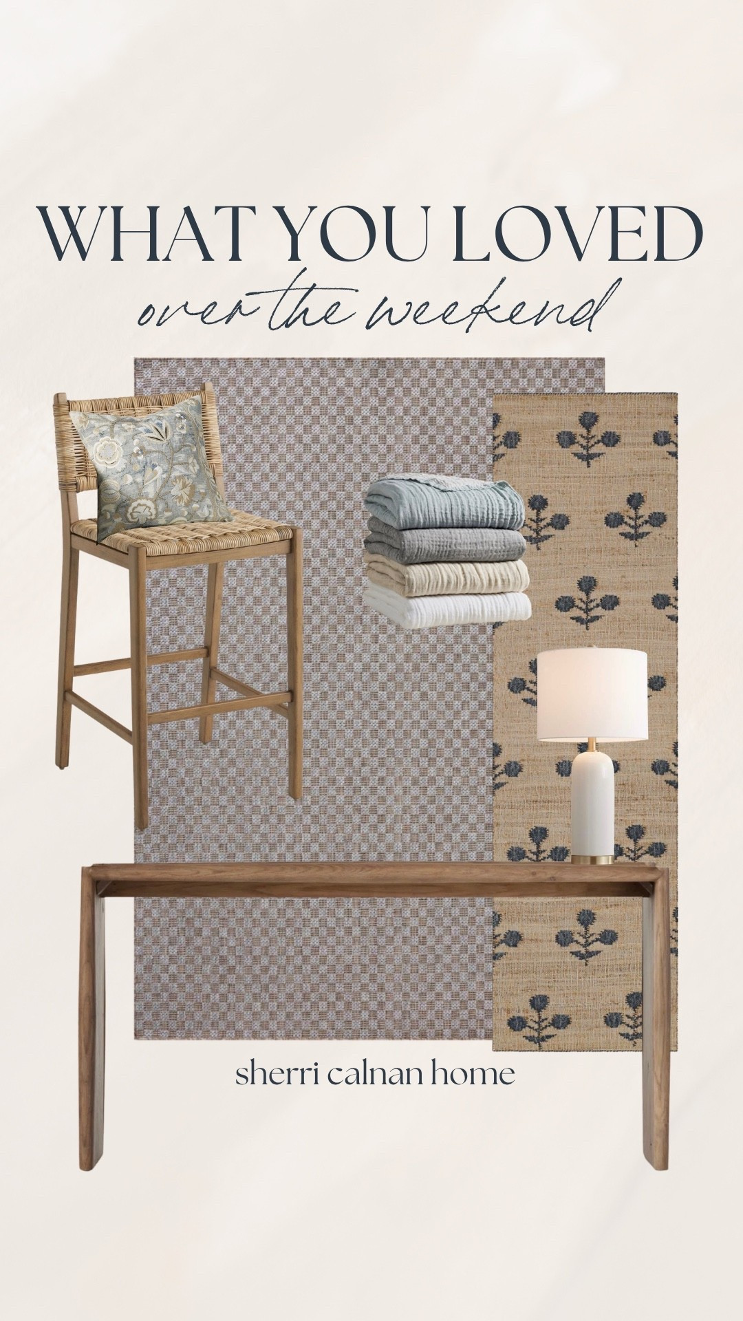 Your favorites from the weekend 🤍 This might be a random mix but I love that all of these finds have a coastal yet neutral feel. This jute runner is still a top seller, as well as this cute table lamp! I loved seeing this throw pillow thrown into the mix—it has such a beautiful print.

#LTKHome #LTKSaleAlert