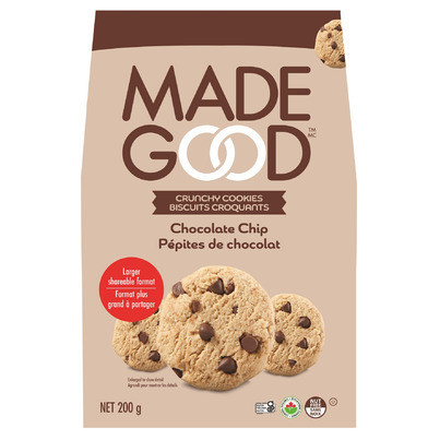 MadeGood Crunchy Cookies Chocolate Chip | Well.ca