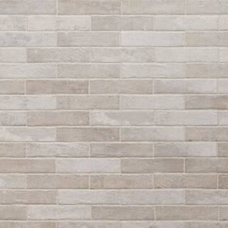 Capella Ivory Brick Look Matte Porcelain Tile 2 in. x 10 in., Floor & Wall (100-Cases/515.2 sq. f... | The Home Depot