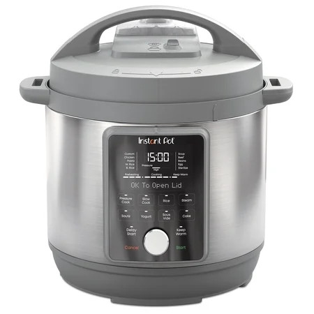 Instant Pot 8Qt Duo Plus 9-in-1 Multi-Cooker with Whisper-Quiet Steam Release, Pressure Cooker, Slow Rice Cooker, Steamer, Sauté, Yogurt Maker, Warmer & Sterilizer, Stainles Steel | Walmart (US)