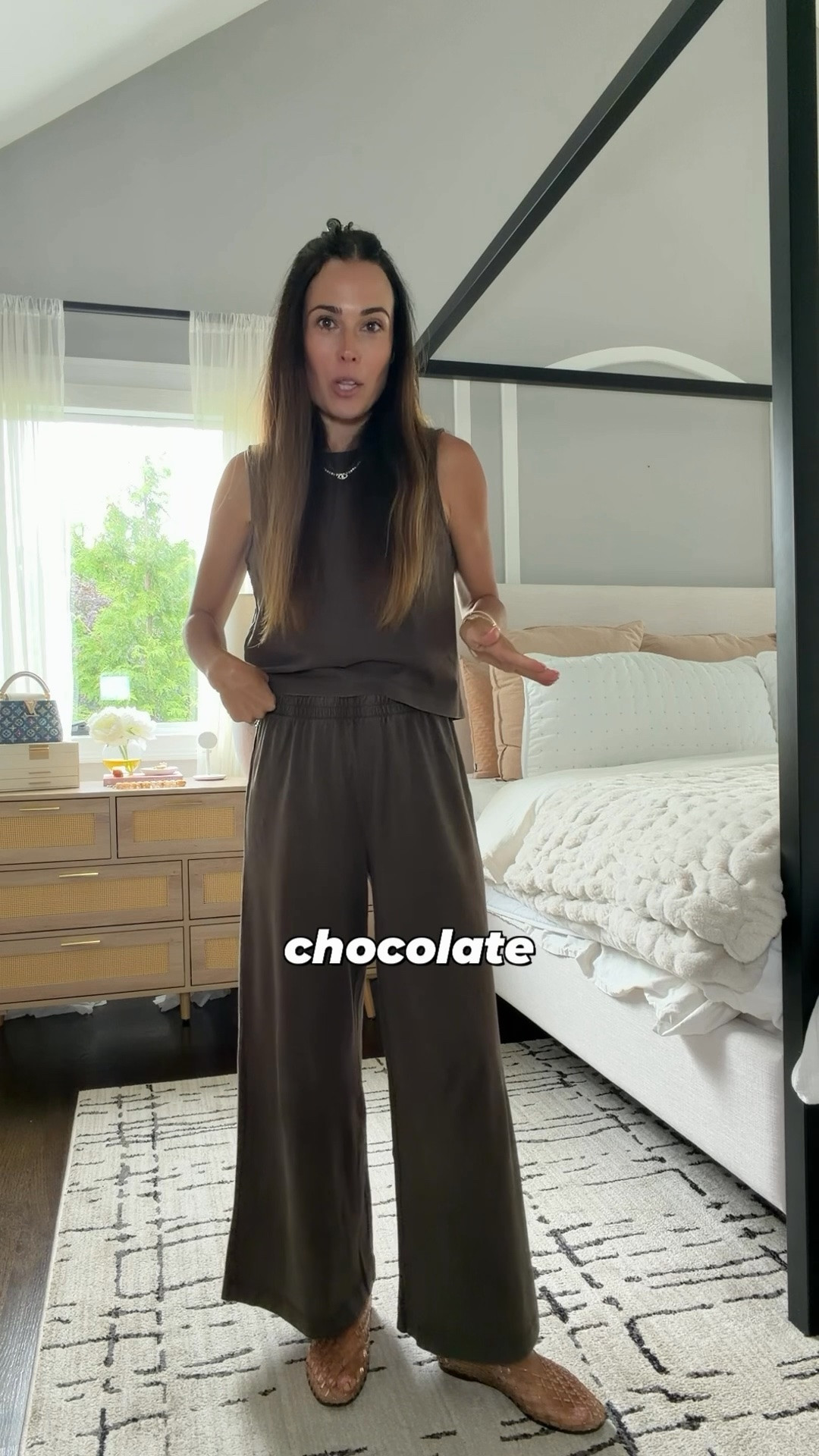 My FAVORITE everyday jersey set just launched in chocolate brown 🤎 You know I HAD TO order it immediately 😂 I have this set in so many colors—it’s comfy, flattering and makes getting dressed so easy!

💌type “SET” and I’ll send it to you! 
🔗

#LTKOver40 #LTKmomlife #LTKootd