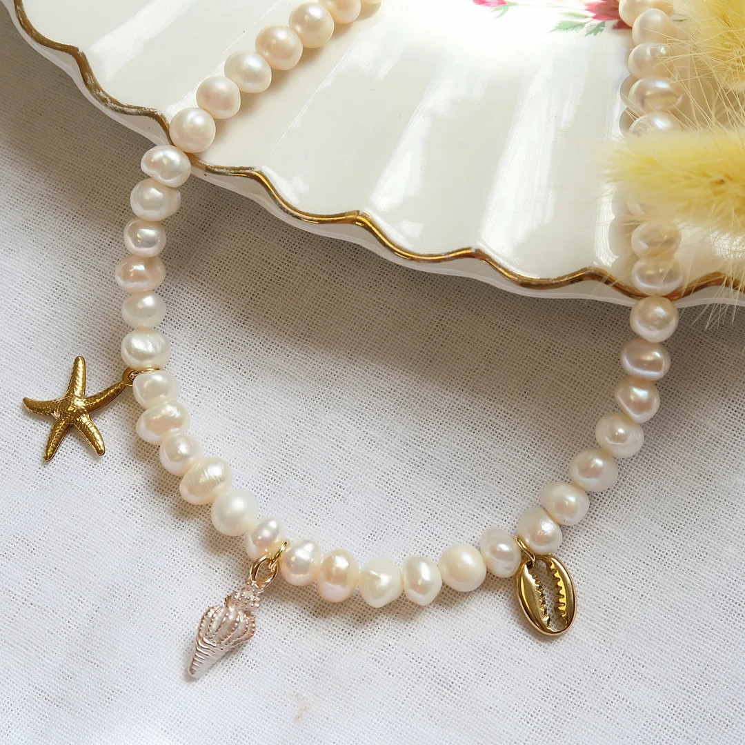 Build Your Own Freshwater Pearl Custom Charm Necklace, Personalised Gifts, Vintage Necklace, Mult... | Etsy (US)