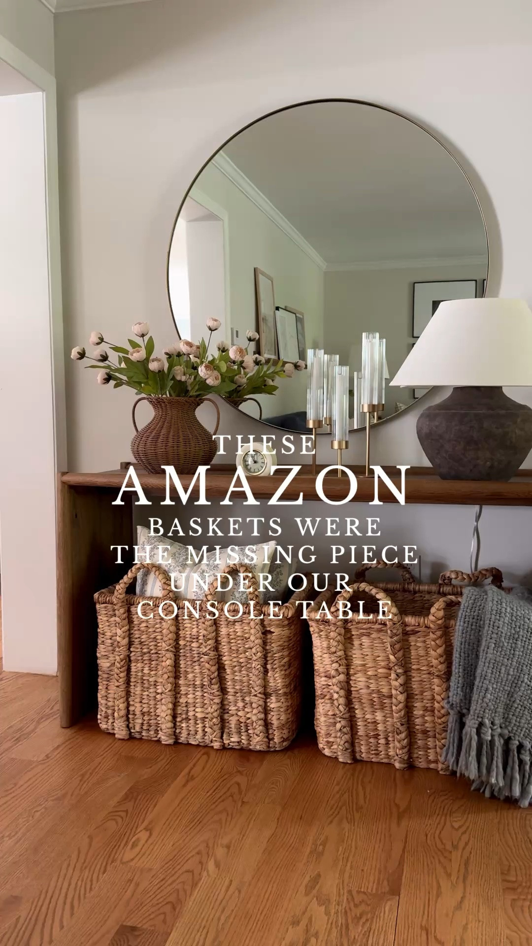 You’ve all been loving entryway decor ideas over the past few weeks 🤍 Loving our new baskets! There are also some sale picks linked and shown here!

#LTKHome