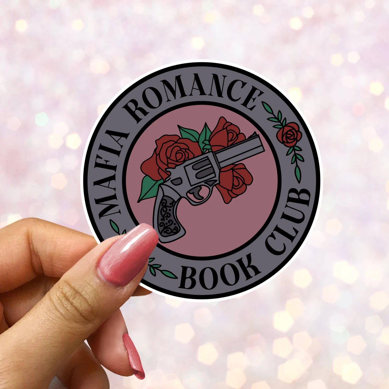 Mafia Romance Book Club Bookish Holographic Stickers, Spicy Books Romance, Bookish Sticker Reader... | Etsy (US)