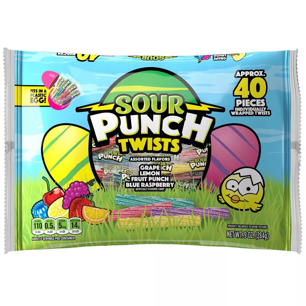 Easter Sour Punch Assorted Twists - 40ct/9oz | Target