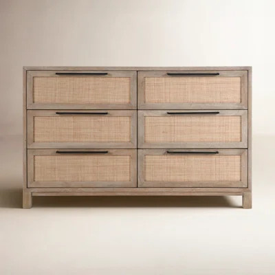 Cara 6 - Drawer Cane Dresser | Wayfair North America