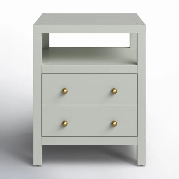 Celine 21" 2-Drawer Nightstand | Wayfair North America
