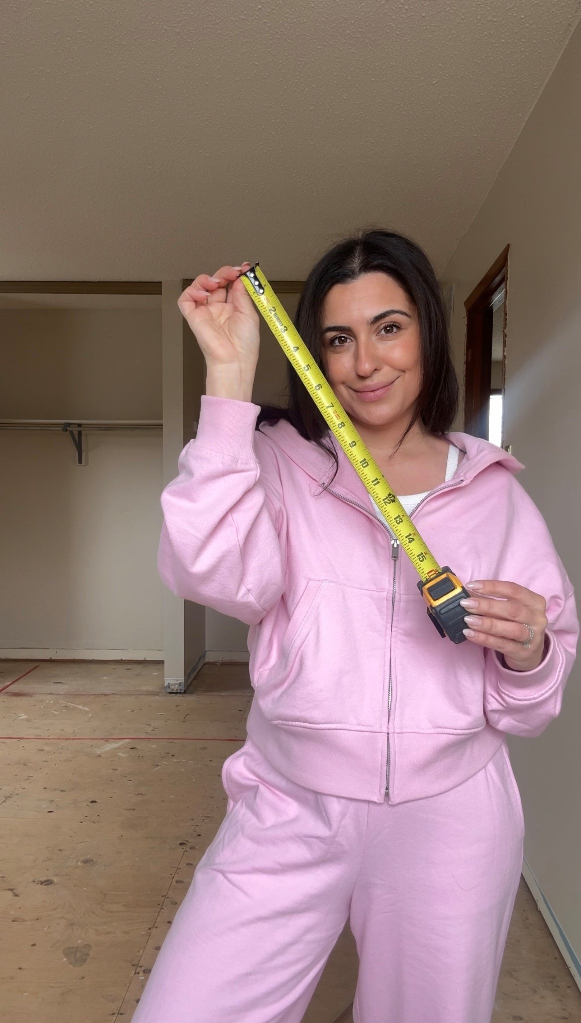 home renos feel a little better when you’re working in a cute pink set 🩷 I’ll be wearing this @gap set on repeat for the foreseeable future.