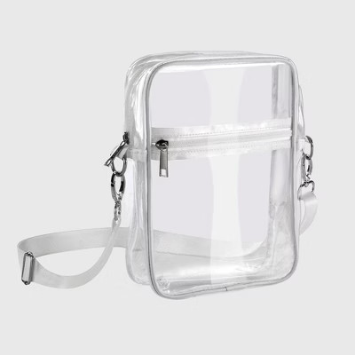 Anna-Kaci Sleek Clear Women's Shoulder Bag- White | Target
