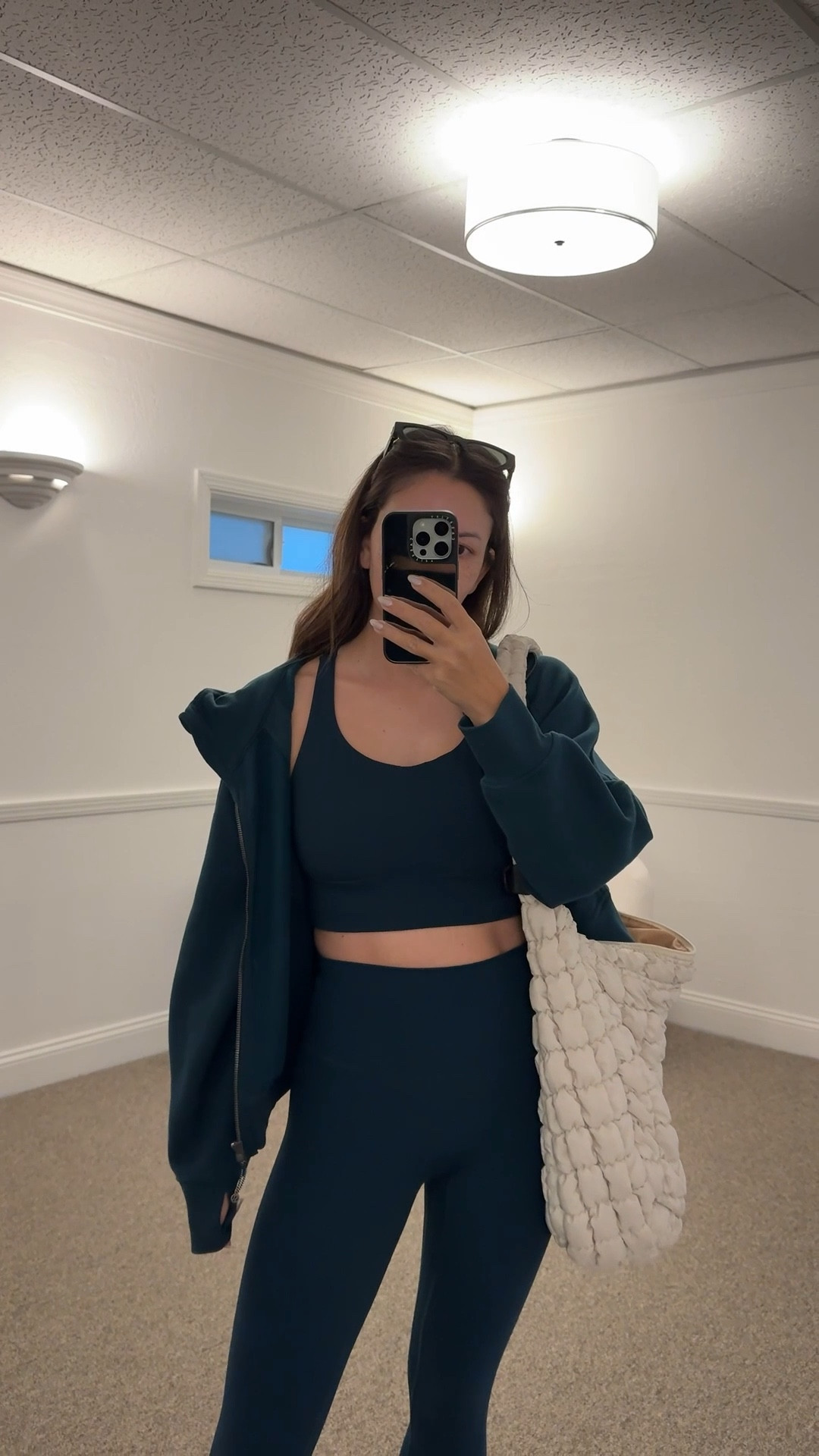 Obsessed with the color of this lululemon set! So pretty!

Lululemon Bra top- 8
Lululemon Leggings- 4
Lululemon zip up hoodie- xs/s
Tavi grip socks 
New balance sneakers

Petite, active wear, workout outfit, Pilates outfit, barre outfit, fitness, teal blue 

#LTKActive #LTKfitnessgoals #LTKPetite