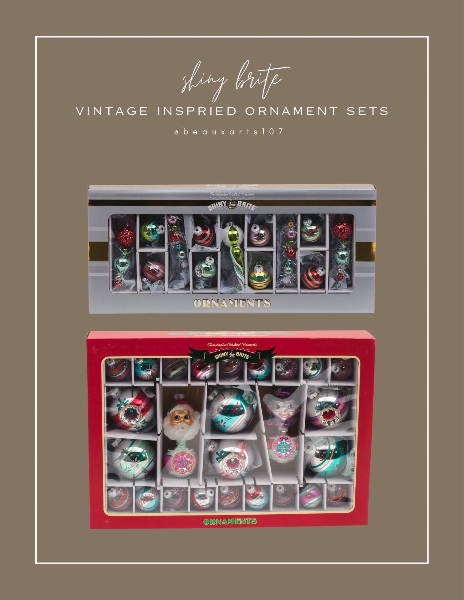 These beautiful  vintage inspired ornament sets on sale here! 

#LTKHoliday #LTKFindsUnder100 #LTKSaleAlert