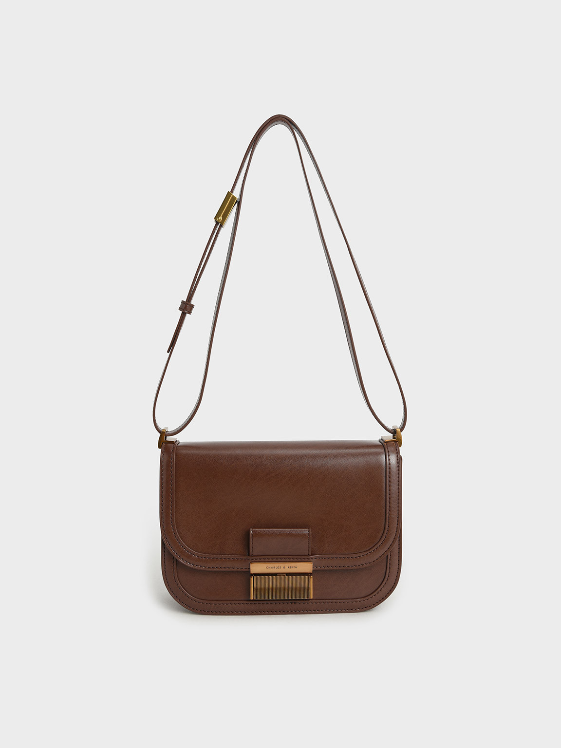 Dark Brown Charlot Bag | CHARLES & KEITH UK | Charles & Keith UK